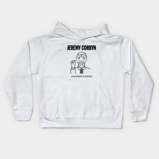 Jeremy Corbyn Austerity Sucks Kids Hoodie